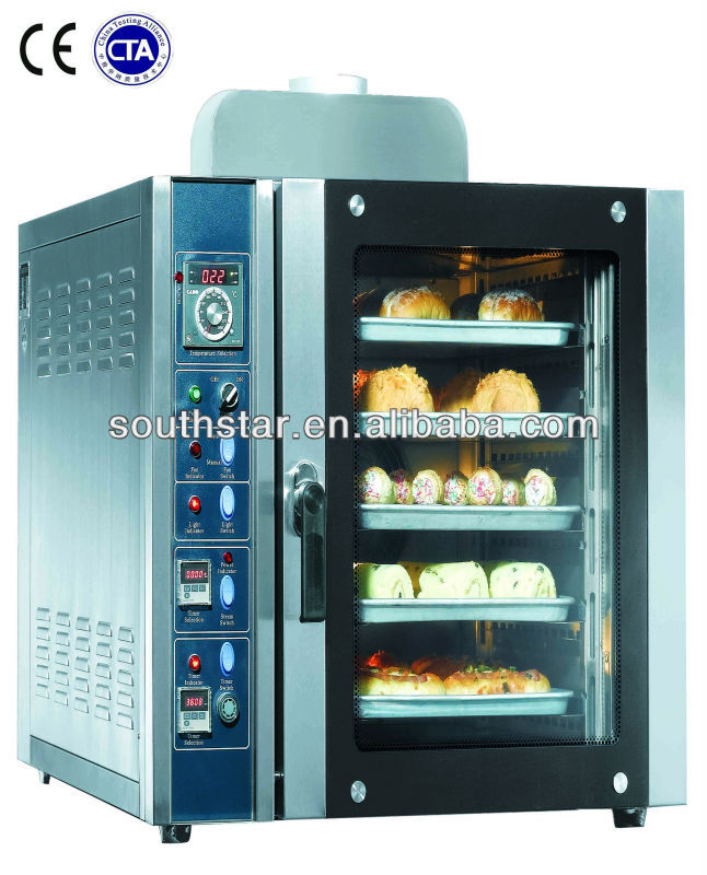 Gas convection oven with 5 Trays