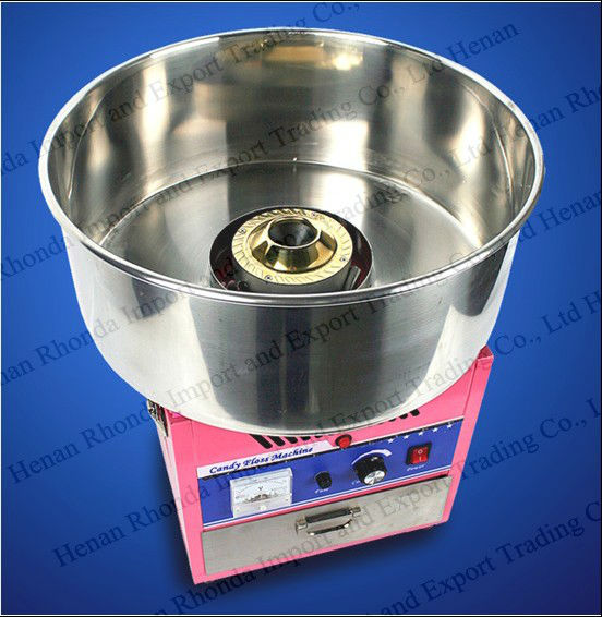 Gas cotton candy machine with CE confirmed and capacity of 1.5kg/h