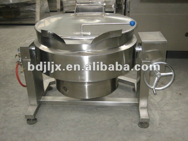 Gas directly heating boiling pot