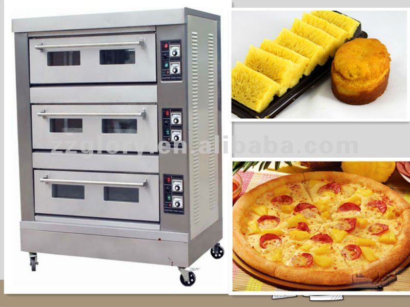 ( gas, electric ) CE Approved 3 Layers Deck Oven