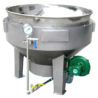 Gas Steam Jacketed Kettle - 500 liter , Stainless Steel 304