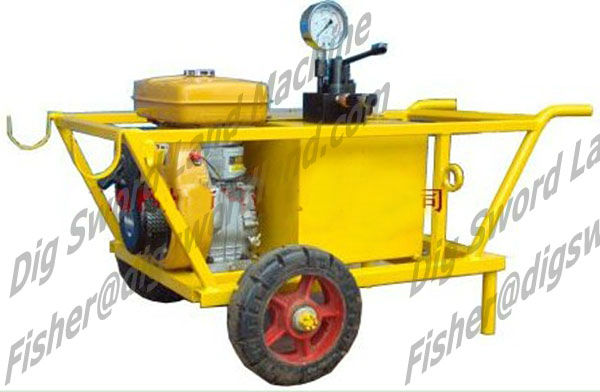 Gasoline Generated Hydraulic Rock Splitter