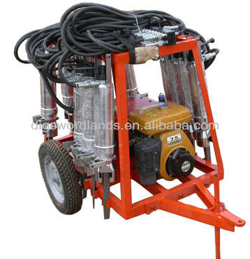 Gasoline Powerpack Hydraulic Rock Splitter, Stone Separater