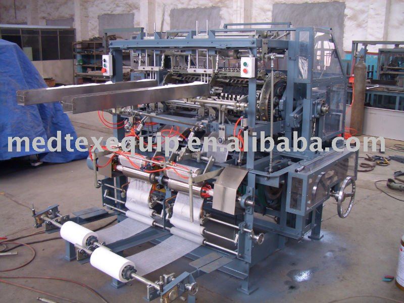 gauze compress folding equipment