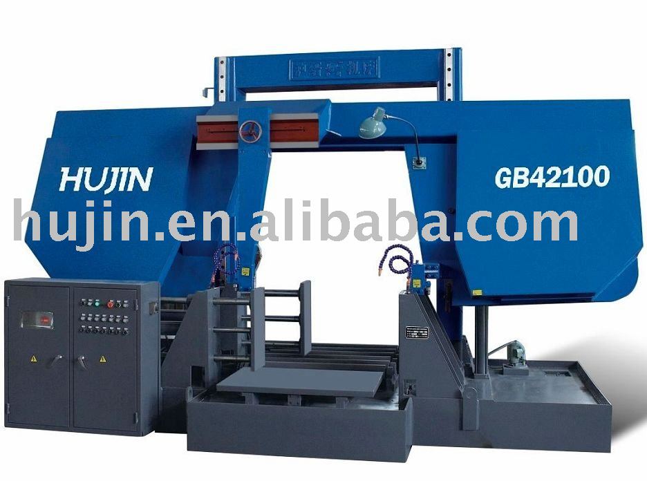 GB Double column metal cutting band saw machine