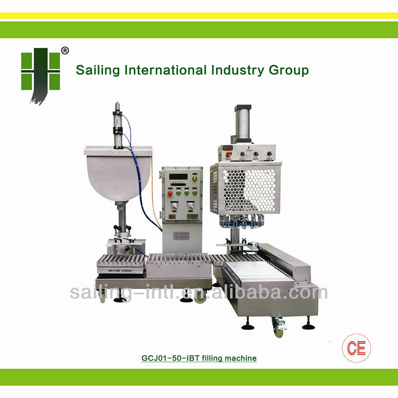 GCJ01-50-IIBT Weighing Type Semi-auto Filling Machine, Paint Filling Machine, Liquid Filling Machine