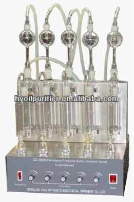 GD-380B Gasoline/Kerosene/diesel Products Sulfur Content laboratory Euipment (Lamp Method )