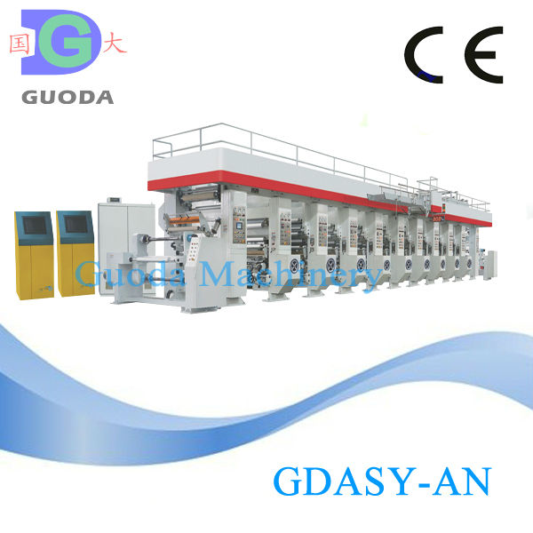 GDASY-800AN 8 colors Full Automatic rotogravure Printing Machine