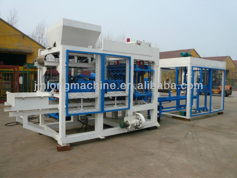 (Germany Siemens controlling and hydraulic system)qt6-15 cement hollow concrete block machine