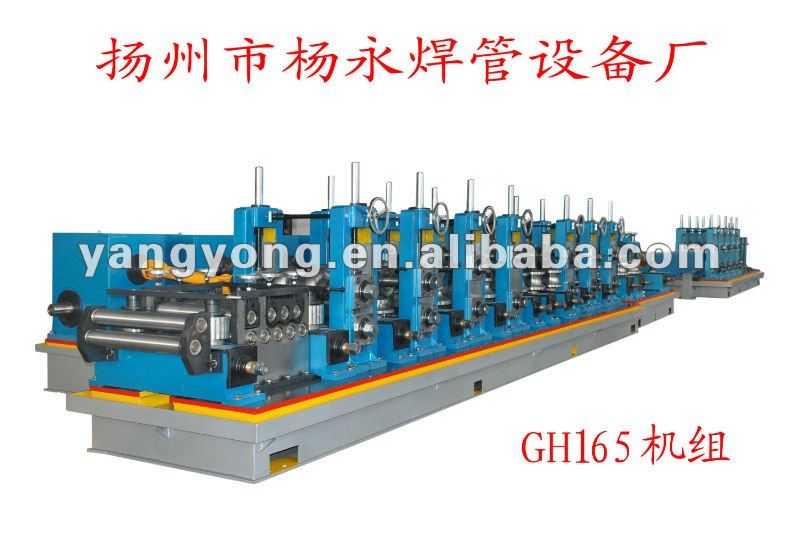 GH165 straight seam and high frequency welded pipe making machine