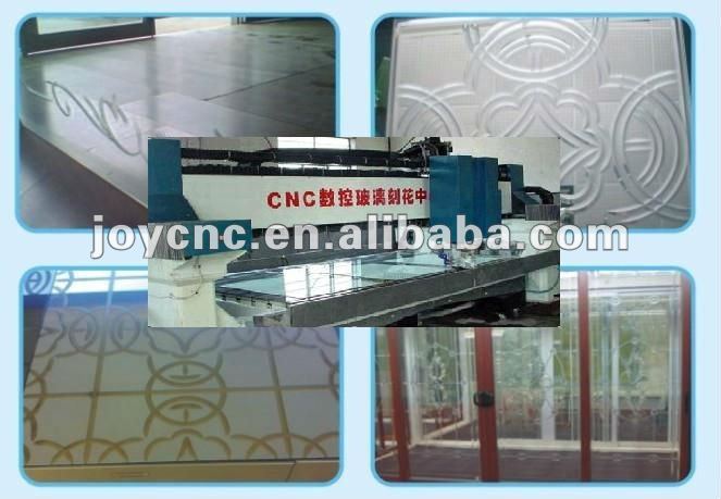 glass and mirror grooving, polishing and engraving machine