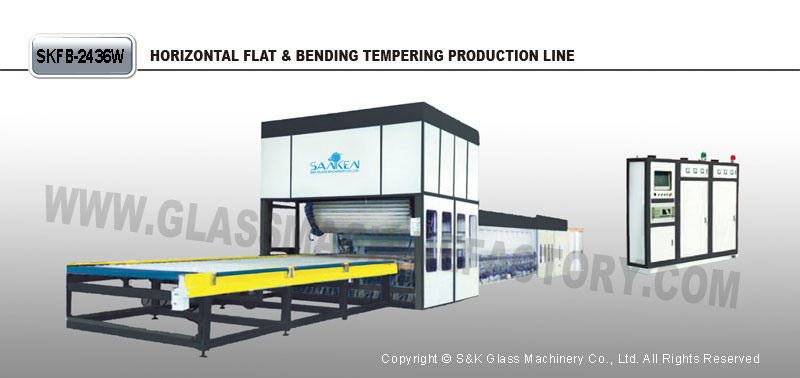 Glass Bending and Tempering Line
