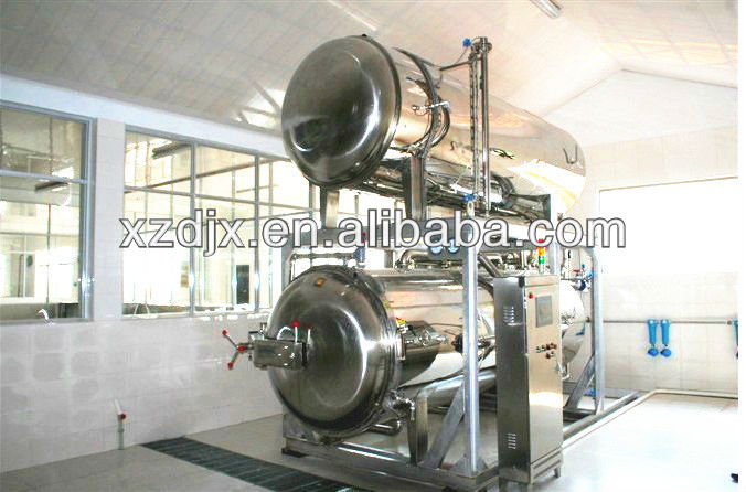 glass bottle autoclave sterilizing