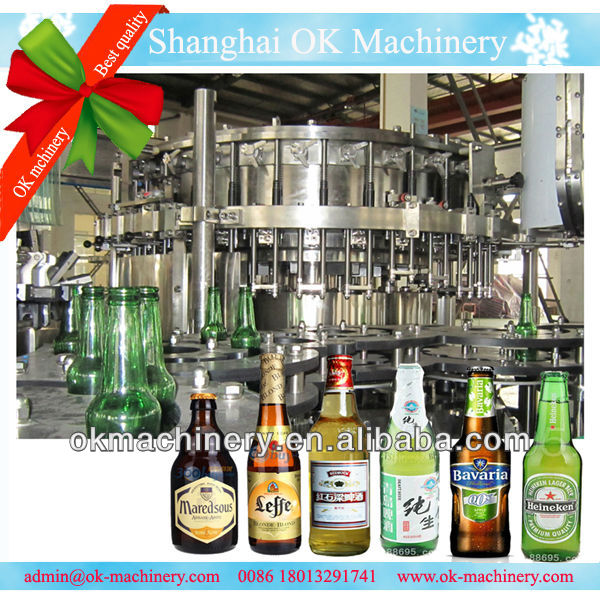 glass bottle beer making machine