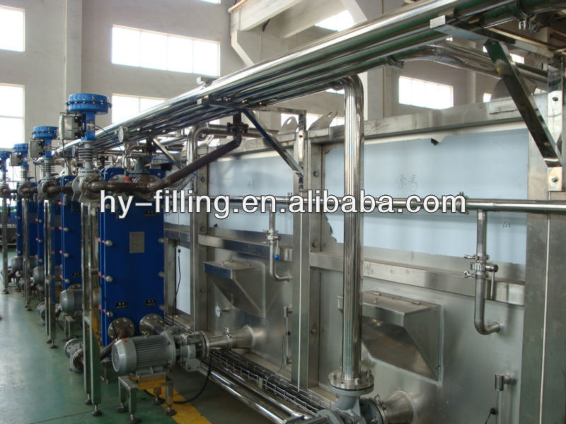 Glass Bottle Beer Pasteurizing Tunnel