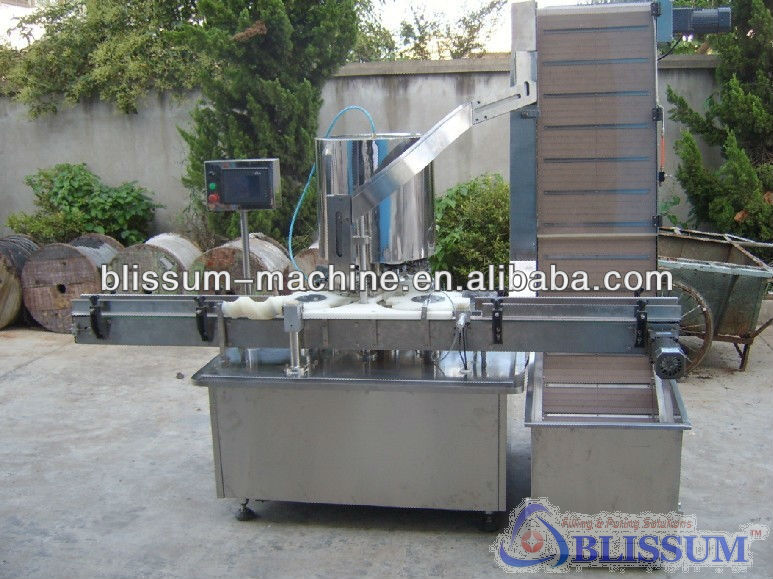 Glass bottle metal twist-off capping machine