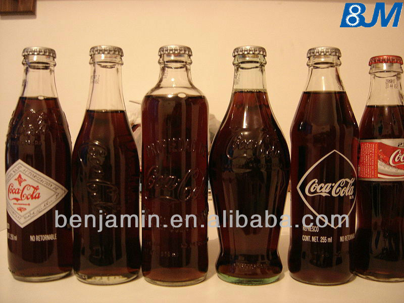 glass bottle soft drinks filling and packing machine