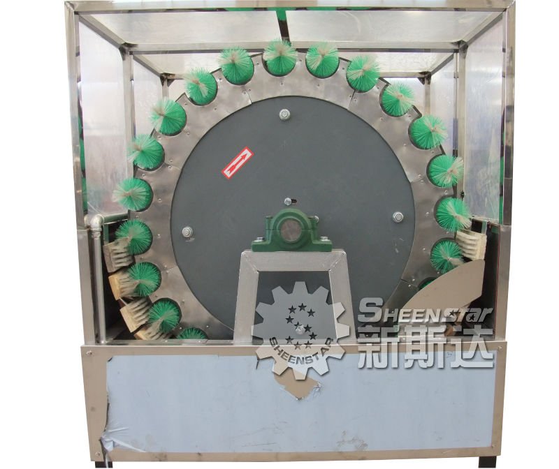 Glass bottle washing machine