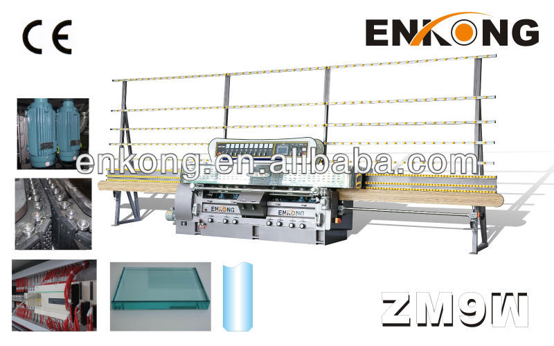 Glass edging machine/ glass edging machine with bearing system