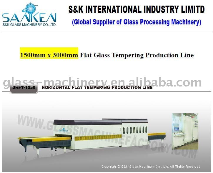 Glass machine FLAT TEMPERING PRODUCTION LINE