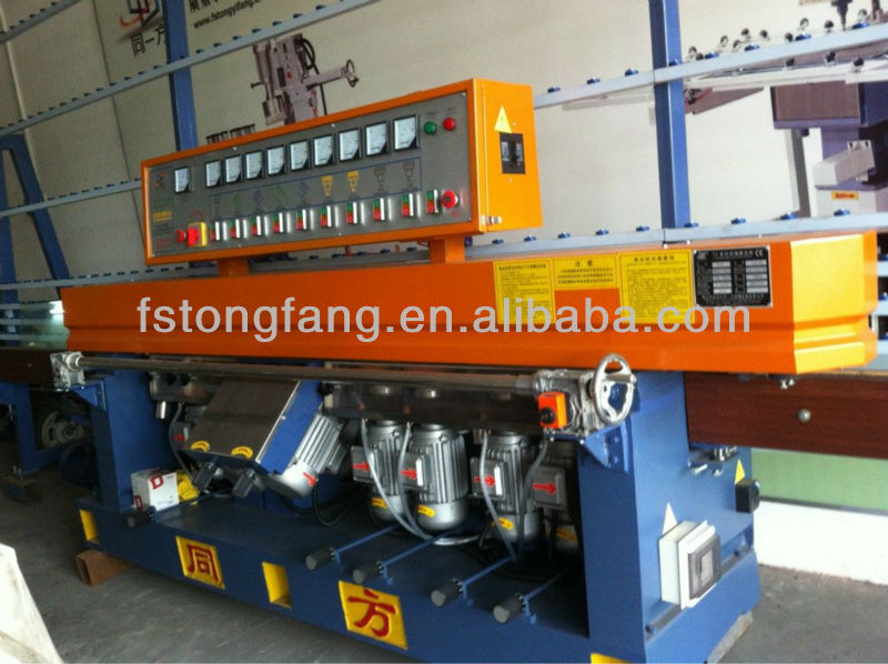 Glass straight line edging machine