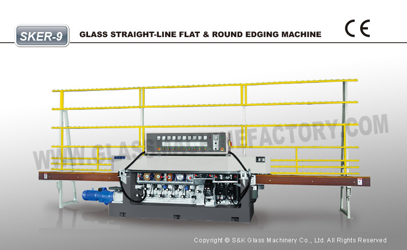 Glass Straight Line Round Edging Machine