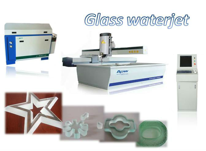 Glass waterjet cutting equipment