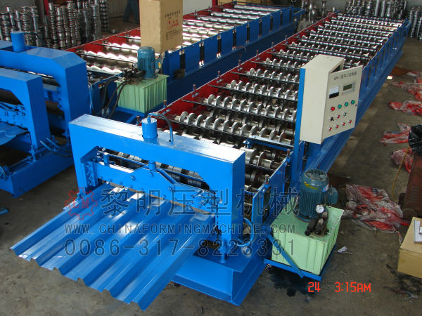 Glavanized Steel Trapezoidal Roof Sheet Making Machine