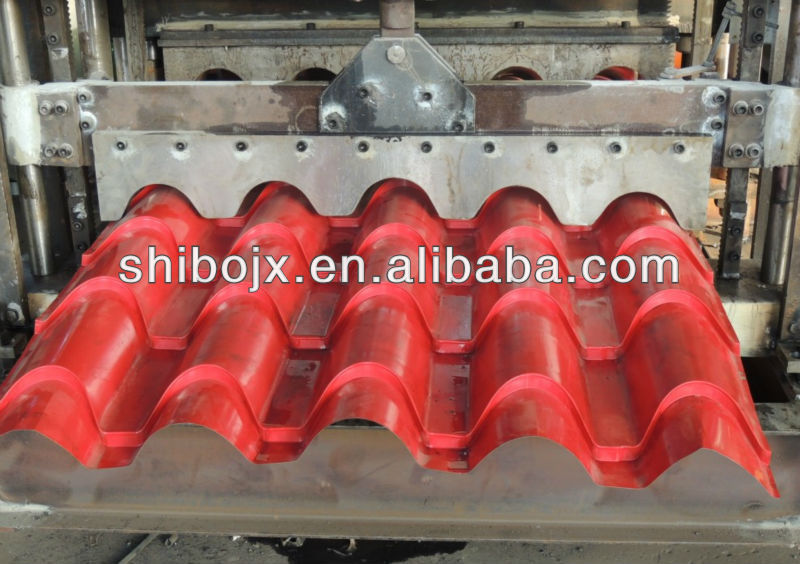 Glazed roof tile forming machine ,Chinese manufacture