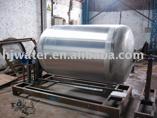 glazed stainless steel tank