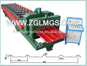 glazed steel roofing panel roll forming machine