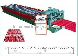 glazed steel roofing panel roll forming machine