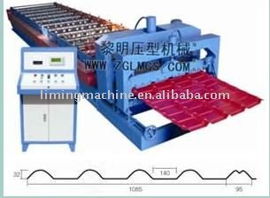 glazed steel roofing panel roll forming machine