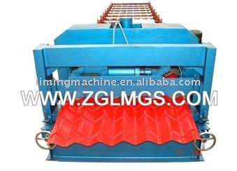 glazed steel roofing panel roll forming machine