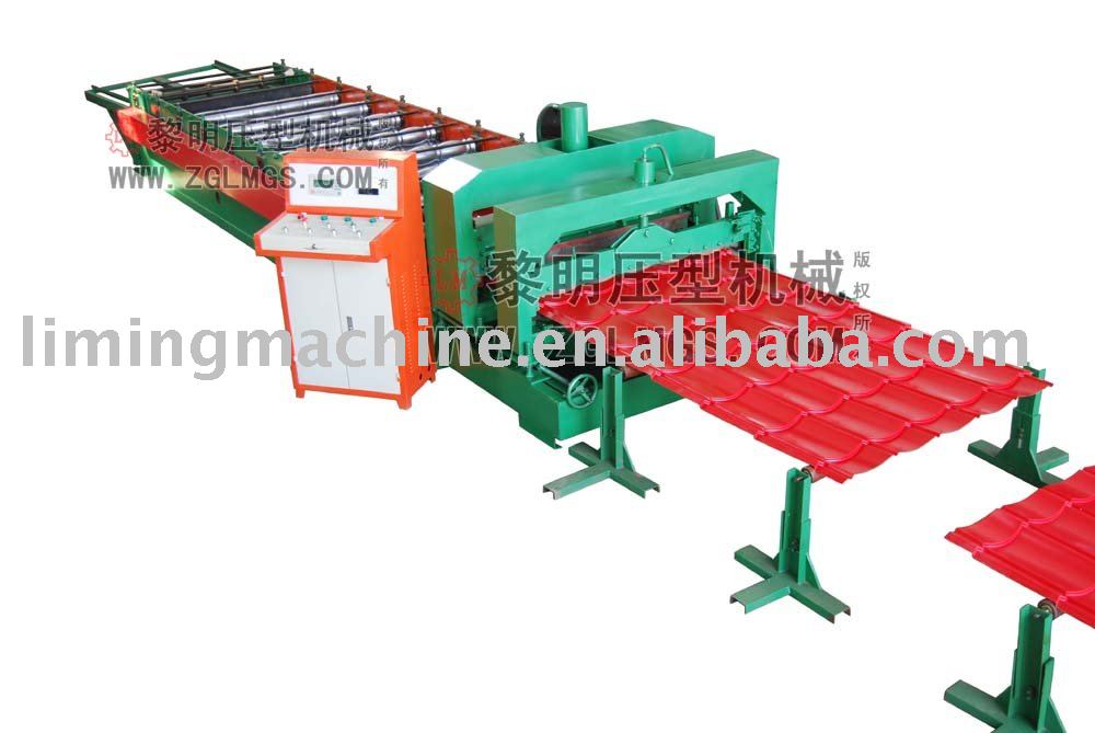 glazed tile cold roll forming machine