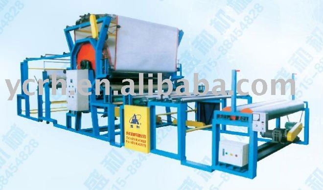 Glue net-belt type laminating machine