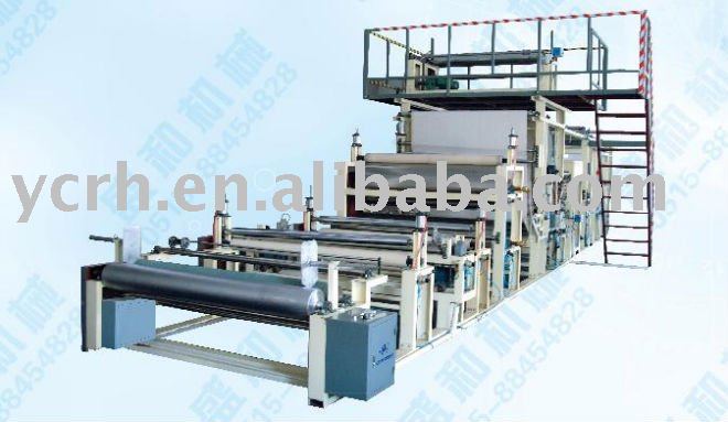 Glue point transfer waterproof breathable film compound machine