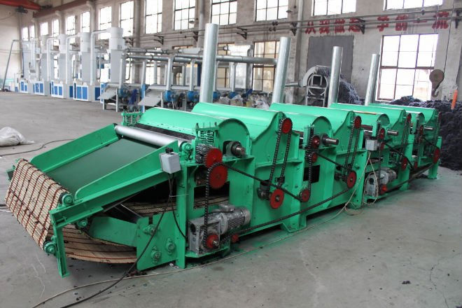 GM-400-6/4/3/2 Cotton Waste/ Fabric/ Fiber Recycling Machine