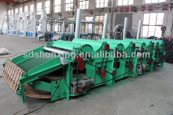 GM-400-6/4/3/2Old Cloth/Clothes/ Cloth Rag Recycling Machine