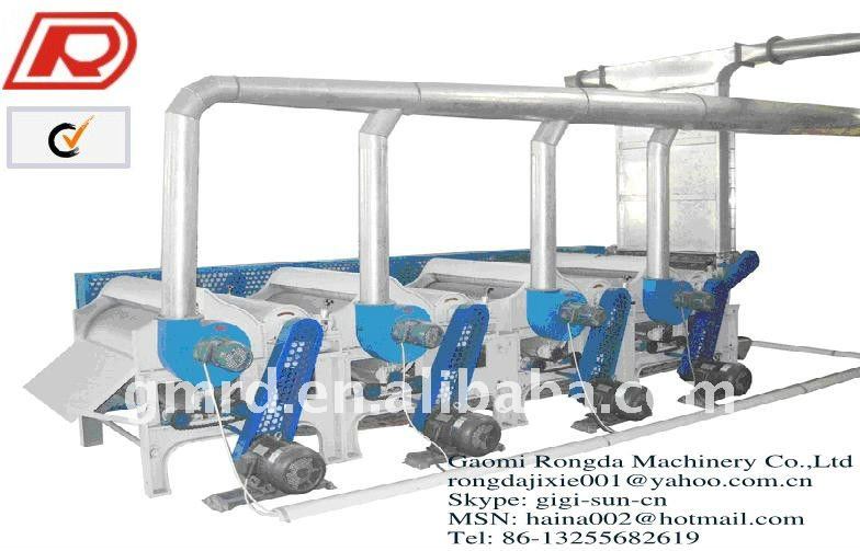 GM-610 six Roller cotton waste/textile waste Recycling machine