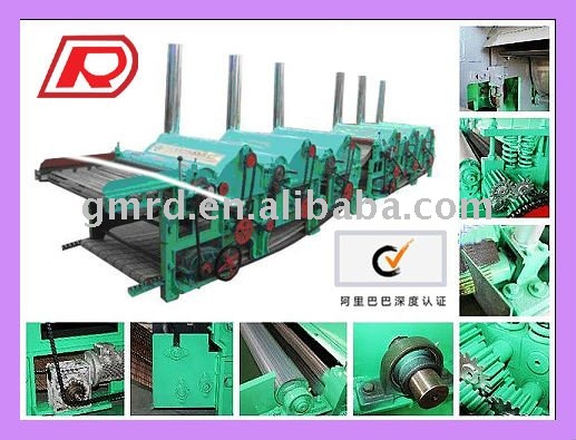 GM-610 six Roller cotton waste/textile waste Recycling machine