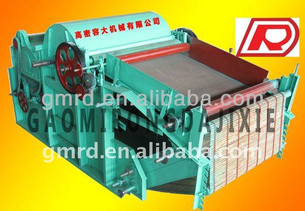 GM550 textile waste recycling opening machine