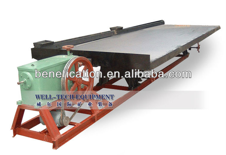 Gold mining equipment gold separator shaking table