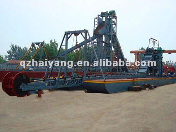 gold panning ship for mining