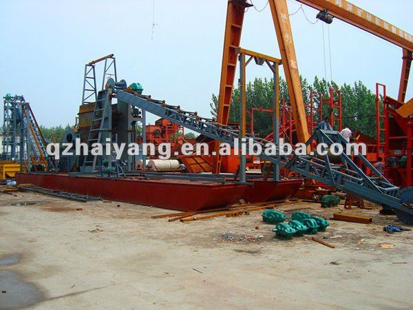 gold sand mining dredger machine