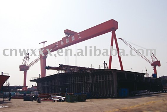 Goliath gantry crane