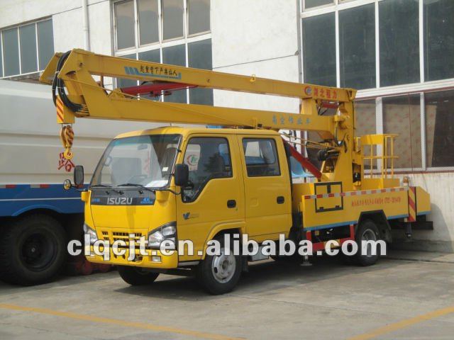 Good design Famous ISUZU 4*2 Chassis air platform truck