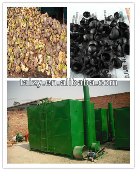 Good feedback coconut shell charcoal furnace/wood charcoal carbonization furnace with low price 0086-18703616536