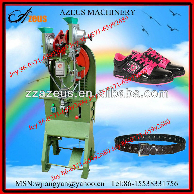 Good-quality and highly efficient eyelet fixing machine