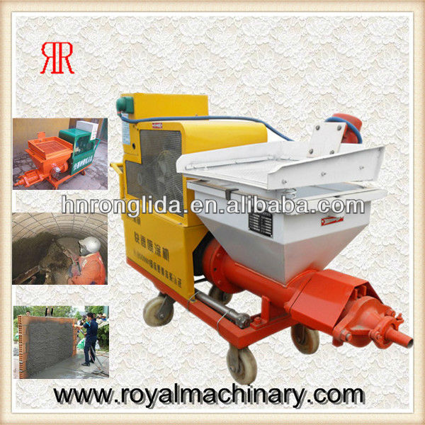 good quality dry-wet mortar sprayer machine